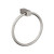 Amerock BH36082G10 Monument Towel Ring Satin Nickel Finish