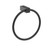 Amerock BH36082MB Monument Towel Ring Matte Black Finish