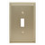 Amerock BP36514BBZ 11-3/5" x 6-3/10" Mulholland Single Toggle Wall Plate Golden Champagne Finish