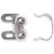 Amerock BP347414 Roller Catch Nickel Finish