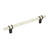 Amerock BP36650MWBBR Carrione 6-5/16" (160 mm) Center to Center Cabinet Pull Marble White and Black Bronze Finish