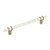 Amerock BP36650MWBBZ Carrione 6-5/16" (160 mm) Center to Center Cabinet Pull Marble White and Golden Champagne Finish