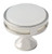 Amerock BP36608PNFA 1-3/8" (35 mm) Diameter Frosted Acrylic Oberon Cabinet Knob Bright Nickel Finish