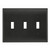 Amerock BP36502BBR 4-9/10" x 6-1/2" Candler Triple Toggle Wall Plate Black Bronze Finish