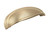 Amerock BP36640BBZ 3" (76 mm) and 4" (102 mm) Center to Center Ashby Cup Pull Golden Champagne Finish