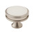 Amerock BP36609G10FA 1-3/4" (44 mm) Diameter Frosted Acrylic Oberon Cabinet Knob Satin Nickel Finish