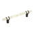 Amerock BP36649MWBBR Carrione 5-1/16" (128 mm) Center to Center Cabinet Pull Marble White and Black Bronze Finish
