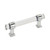 Amerock BP36654C26 Glacio 3-3/4" Center to Center Cabinet Pull Clear by Bright Chrome Finish