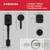 Kwikset 687HYH-966HYL-514 Matte Black Henley Single Cylinder Handleset with Henley Lever