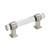 Amerock BP36659CG10 Glacio 3" Center to Center Cabinet Pull Clear by Satin Nickel Finish