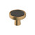 Amerock BP36857FBCZ Mergence 1-3/8" Diameter Cabinet Knob Flat Black by Champagne Bronze Finish Amerock BP36857FBCZ Mergence 1-3/8" Diameter Cabinet Knob Flat Black by Champagne Bronze Finish