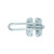 Don-Jo 1603-625 Polished Chrome Aluminum Door Flip Guards