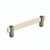 Amerock BP36724SCBN Mulino Cabinet Pull with 5-1/16" Center to Center Silver Champagne by Black Nickel Finish