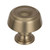 Amerock BP53700BBZ 1-1/4" (32 mm) Diameter Kane Cabinet Knob Golden Champagne Finish
