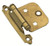 Amerock D7139BB Variable Overlay Self Closing Face Mount Cabinet Hinge Burnished Brass Finish