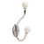 Amerock H55469W26 Contemporary Coat and Hat Hook White / Chrome Finish Amerock H55469W26 Contemporary Coat and Hat Hook White / Chrome Finish