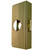 Don-Jo 2-PB-CW Polished Brass Door Wrap-Around for Cylindrical Door Locks with 2-1/8" Hole