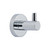 GEO GBSRH-PC Gibson Single Robe Hook Polished Chrome Finish