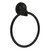 GEO GDMTR-MB 6" Gordon Metal Towel Ring Matte Black Finish