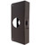 Don-Jo 3-10B-CW Oil Rubbed Bronze Door Wrap-Around for Cylindrical Door Locks with 2-1/8" Hole