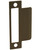 Don-Jo MEST-158-DU Duro Coated Mortise Type Extended Lip ANSI Strike