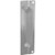 Don-Jo PMLP-211-SL Silver Coated Pin Latch Protector for Outswinging Door