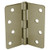 Don-Jo RPB74040-14-646 US15 Satin Nickel Plated, Clear Coated 4" 1/4 Radius Residential Hinge