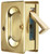 Emtek 2101US3 Polished Brass Passage Pocket Door Lock