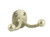 Emtek 2306TWB Tumbled White Bronze Sandcast Bronze Double Hook