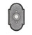 Emtek 2431FBS Flat Black Doorbell Button with #1 Style Rosette