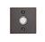 Emtek 2459US19 Flat Black Doorbell Button with Square Rosette