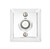 Emtek 2409US15A Pewter Doorbell Button with Quincy Rosette