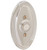 Emtek 2402US26 Polished Chrome Doorbell Button with Oval Rosette