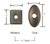 Emtek 2402US26 Polished Chrome Doorbell Button with Oval Rosette