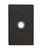 Emtek 2463US26 Polished Chrome Doorbell Button with Modern Rectangular Rosette