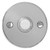 Emtek 2458US26 Polished Chrome Doorbell Button with Disk Rosette