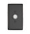 Emtek 2433SWS Satin Steel Doorbell Button with #3 Style Rosette