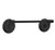 Emtek 25024FBS Flat Black Steel 12" Wrought Steel Towel Bar