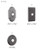 Emtek 2504FBS Flat Black Steel Wrought Steel Paper Holder - Spring Rod Style