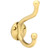 Emtek 2606US7 French Antique Traditional Brass Robe Hook