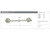 Emtek 26021US3 Lifetime Brass 18" Traditional Brass Towel Bar