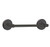 Emtek 29026US10B Oil Rubbed Bronze 18" Transitional Brass Towel Bar with Your Choice of Rose