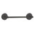 Emtek 29027US10B Oil Rubbed Bronze 24" Transitional Brass Towel Bar with Your Choice of Rose
