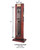 Emtek 3349US19 Flat Black Craftsman Full Style Single Cylinder Mortise Entryset with your Choice of Handle