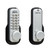 Lockey M230SCMG Mechanical Keyless Deadlocking Spring Latch Satin Chrome Marine Grade Finish
