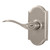 Weslock L1740UNUNSL23 Left Hand Bordeau Premiere Entry Lock with Adjustable Latch and Full Lip Strike Satin Nickel Finish