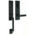 Weslock 02875-2320020 Leighton Dummy Handle set with Utica Lever Trim Matte Black Finish