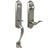 Weslock L6651-NUNSL2D Mansion Single Cylinder Handle set with Left Hand Bordeau lever in the Satin Nickel