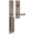 Weslock 02890-N3NSL2D Xanthis Single Cylinder Handle set with Utica Lever Trim with Adjustable Latch and Round and Square Corner Strikes Satin Nickel Finish