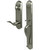 Weslock R6641-NUNSL2D Philbrook Single Cylinder Handle set with Left Hand Bordeau lever in the Satin Nickel